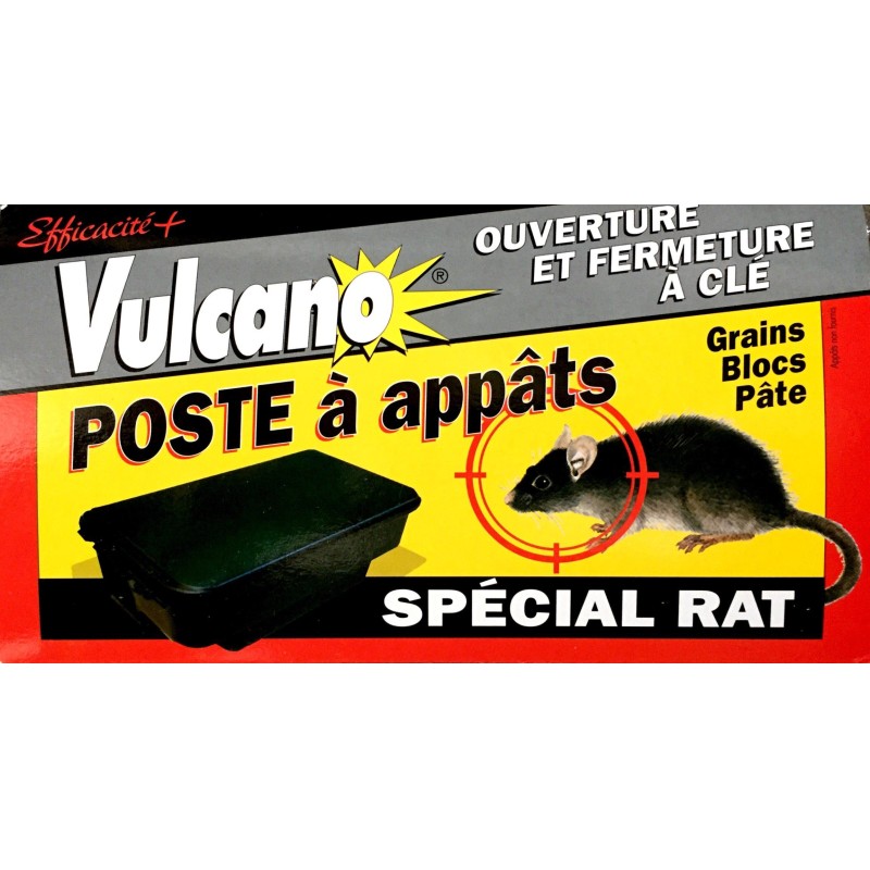 VULCANO BOÎTE APPÂT POUR BLOC RAT